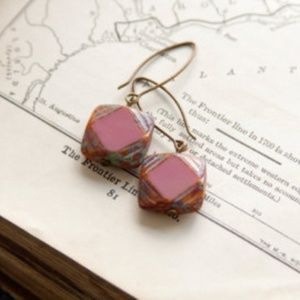 Pink Neo Vintage Earrings